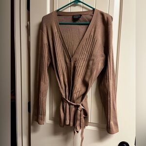 NWOT women’s ribbed cardigan-Size Large